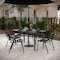 Flash Furniture Kona Brnze Cement Patio Umbrella Base w/Sunburst Patterned Wthrproof Polymer Coating, 19.25-in. Dia GM-WL-B49014A-BR-GG - alternate 8
